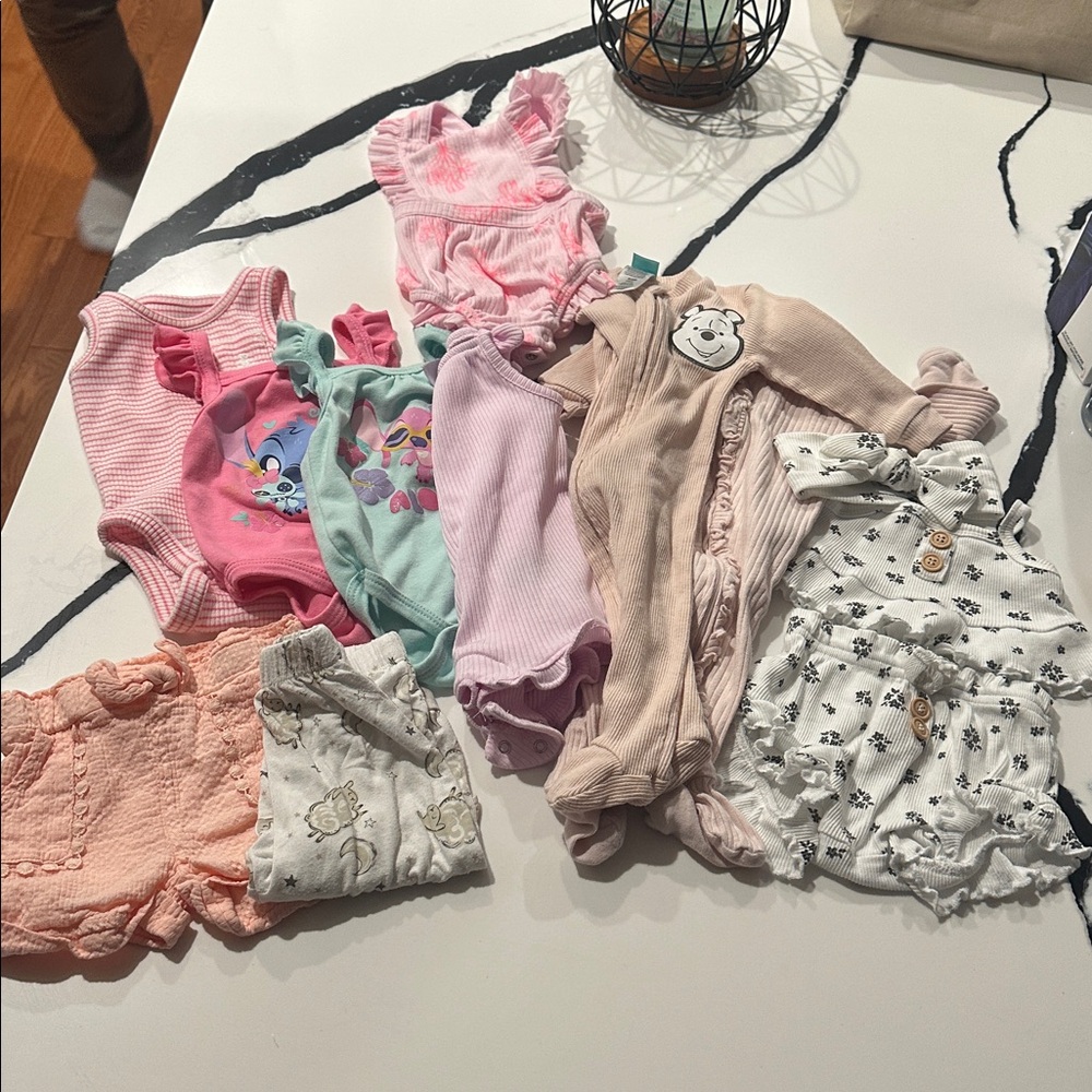 Assorted Baby Girl Clothing Bundle (0-3 months)